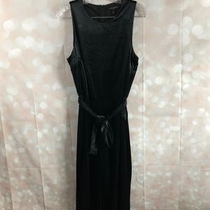 Black Velour Jumpsuit